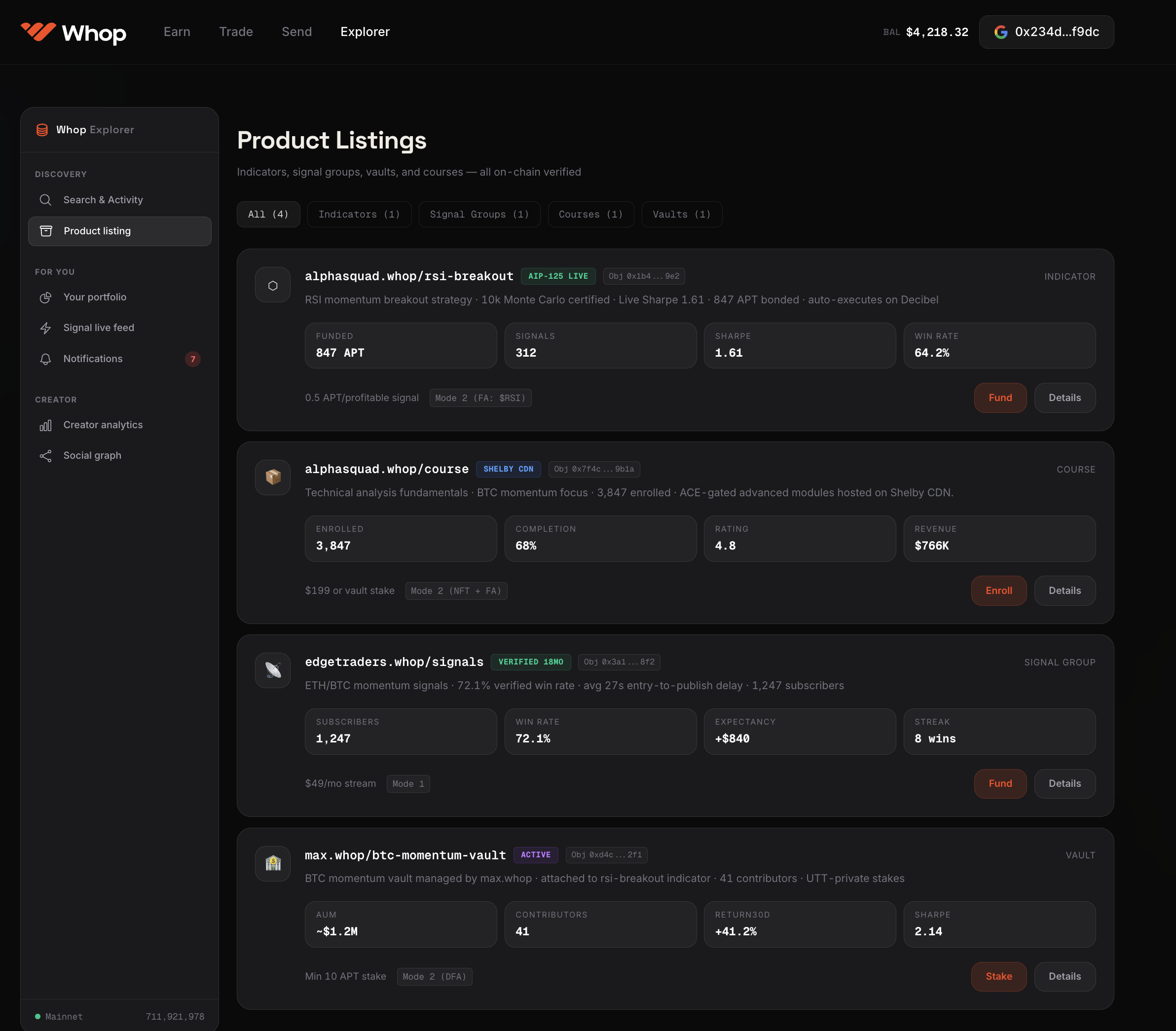 Product Listings